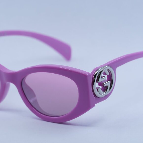 ?️ New Gucci GG1691S 003 Sunglasses - Pink Frame, Pink Silver Mirror Lenses main image 4